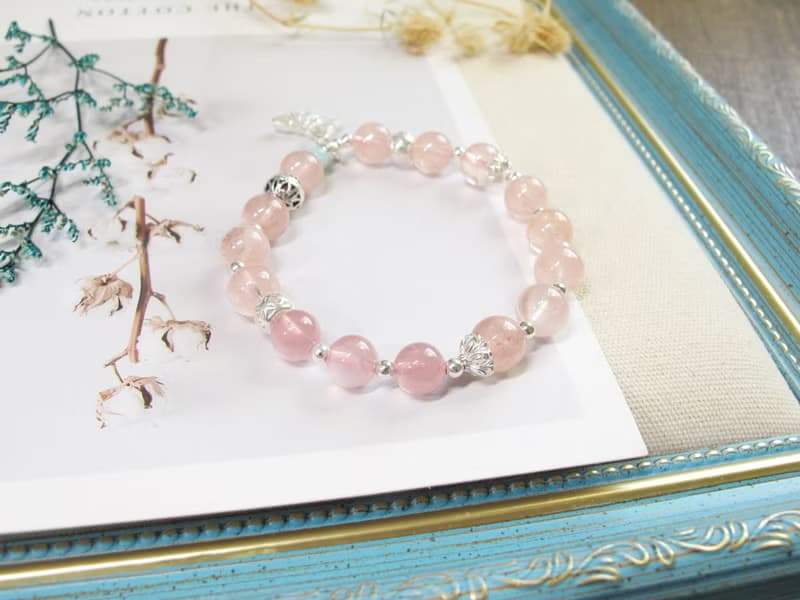 摩根石 馬達加斯加粉晶 天河石 925銀【翩舞】開發心輪 好人緣