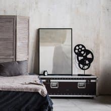 迷濛III - 土灰色抽象掛畫/簡約風佈置/居家佈置/臥室掛畫/裝飾畫