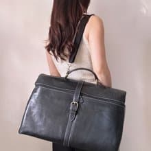 中古正品 Bally 真皮手提旅行包 行李箱 意大利製 男女適用
