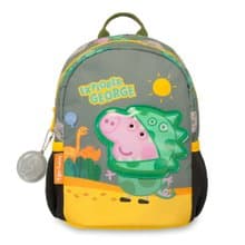 聖誕禮物 粉紅豬小妹聯名 抱抱好朋友3D幼兒背包-恐龍喬治 提盒裝