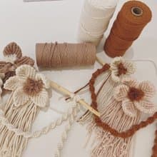 Macrame 法式編織-花束壁掛裝飾體驗課程 ( (可使用文化幣)