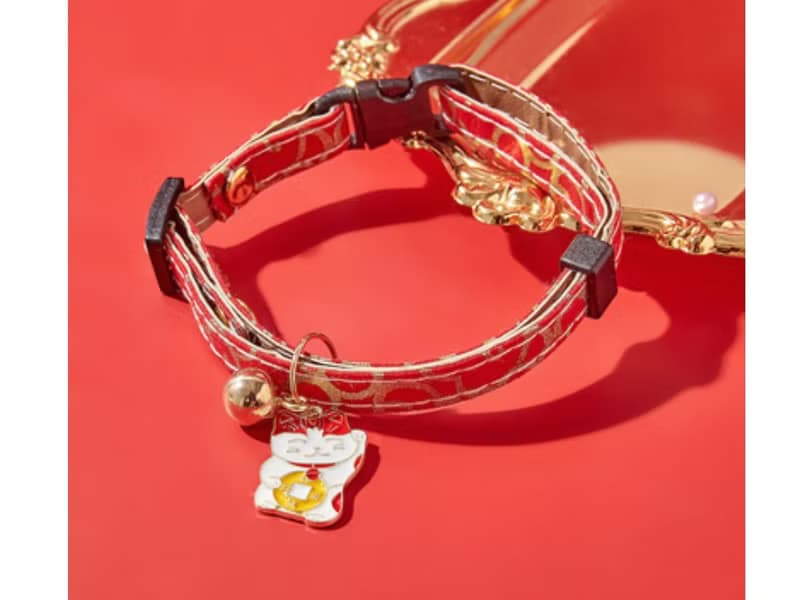 【iC原創】手工貓狗無聲項圈招財貓