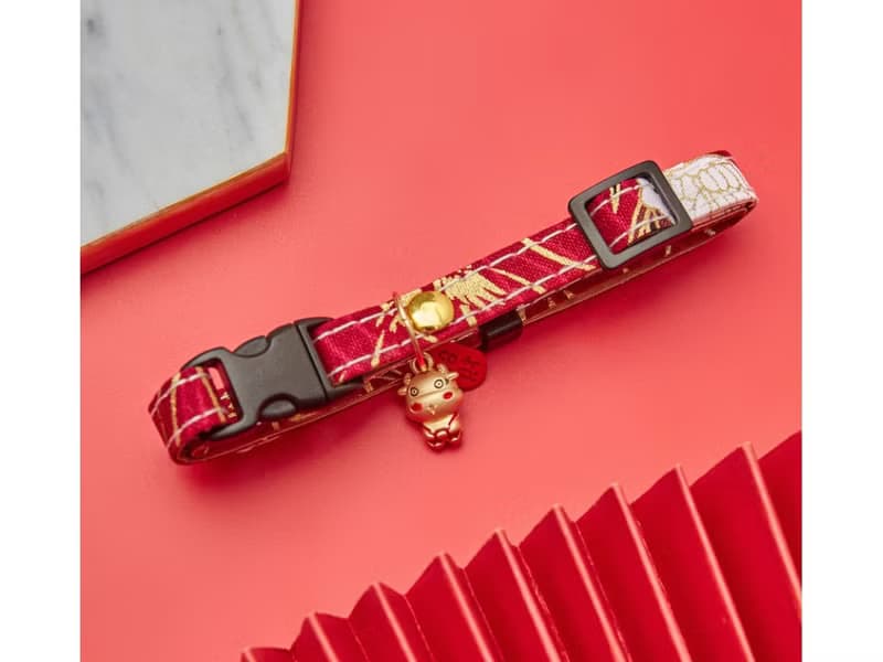 【iC原創】手工貓狗無聲項圈招財貓