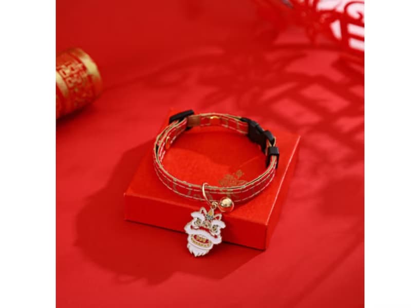 【iC原創】手工貓狗無聲項圈招財貓