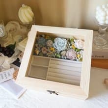 永生花大珠寶盒-淺粉藍