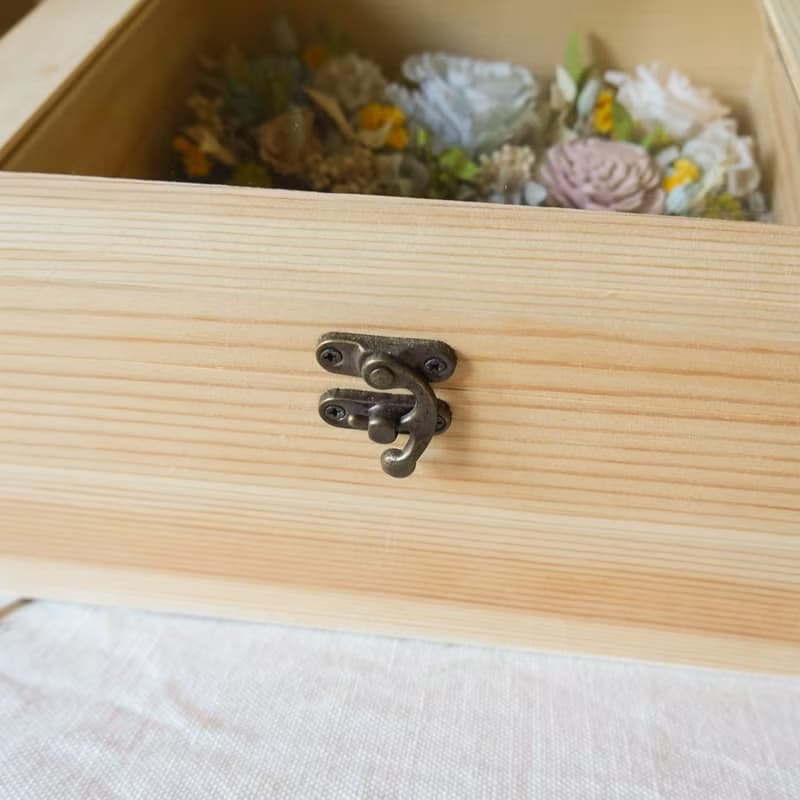 永生花大珠寶盒-淺粉藍