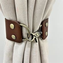 皮革窗簾綁帶//簡約主義//家居裝飾//窗簾//窗簾綁帶