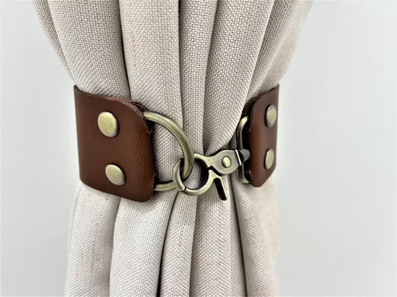 皮革窗簾綁帶//簡約主義//家居裝飾//窗簾//窗簾綁帶