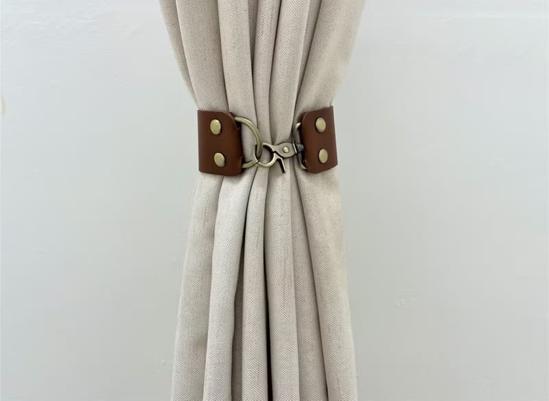 皮革窗簾綁帶//簡約主義//家居裝飾//窗簾//窗簾綁帶