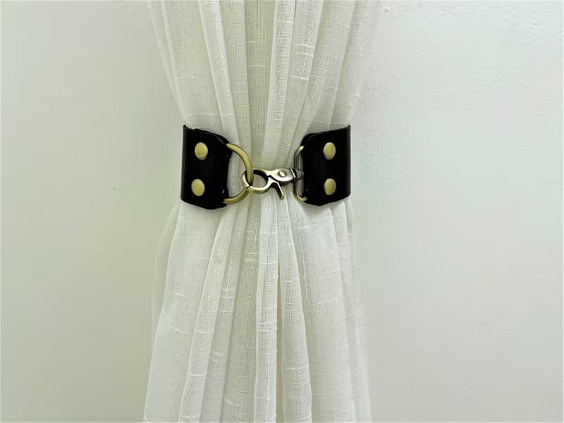皮革窗簾綁帶//簡約主義//家居裝飾//窗簾//窗簾綁帶