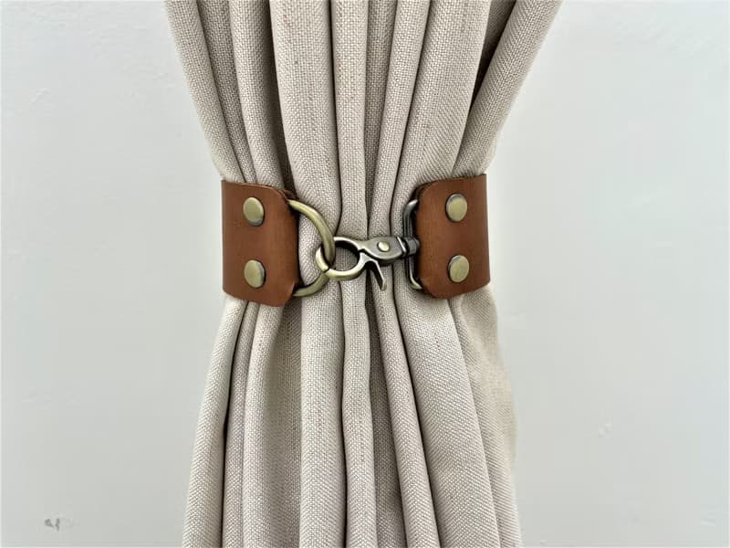 皮革窗簾綁帶//簡約主義//家居裝飾//窗簾//窗簾綁帶
