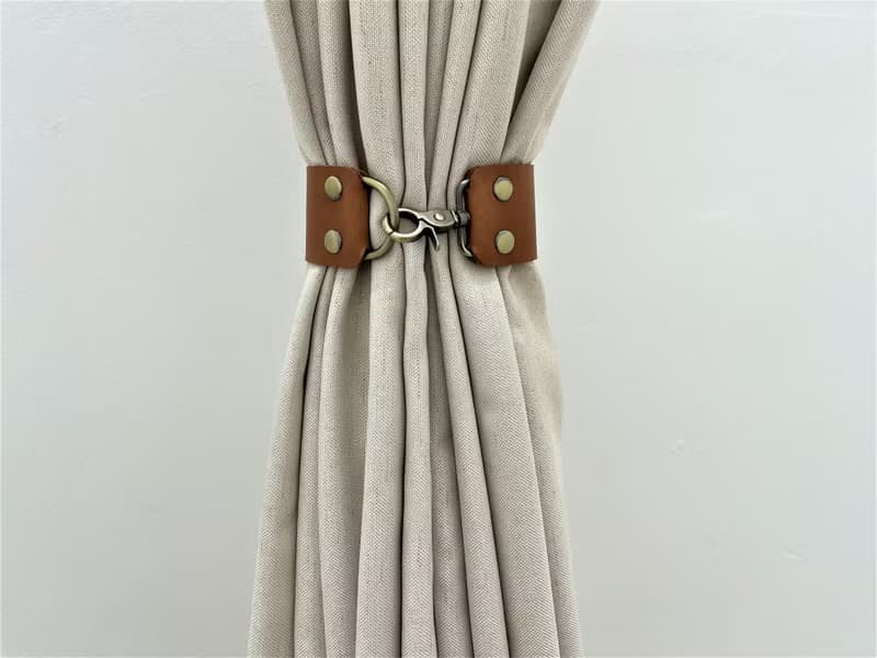 皮革窗簾綁帶//簡約主義//家居裝飾//窗簾//窗簾綁帶