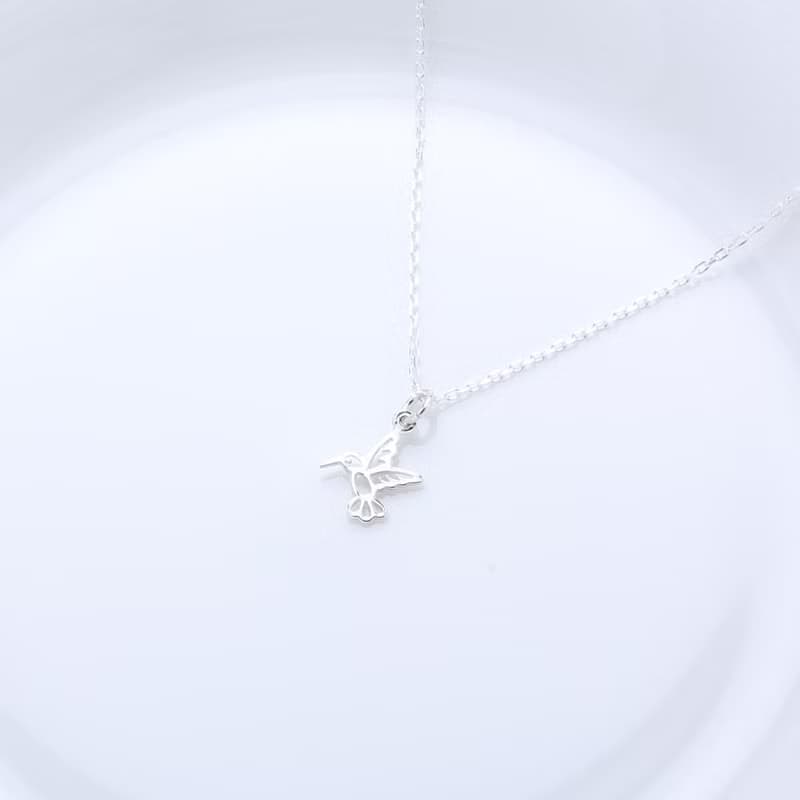 【Angel & Me】愛 蜂鳥 (小) s925 純銀 項鍊 生日 情人節 禮物