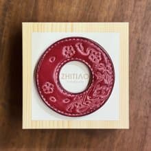原創手工製作牛皮劍道刀鐔 御先稻荷 黑色 劍鍔 Tsuba
