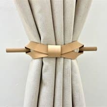 簡約皮革窗簾繫帶 優雅窗簾 新家居裝飾 窗戶室內設計 喬遷禮物