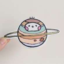 星球 插畫貼紙 3件組