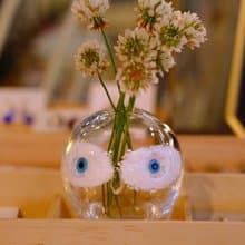 貓頭鷹小花器/擴香瓶 | 玻璃熾造 工坊手作