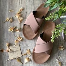 indosole CROSS 環保拖鞋 鐵鏽紅 女