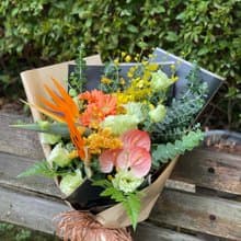 鮮花花束(中大) 父親節.個性花束 / 可自取