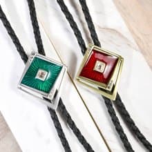 復古時尚 保羅領帶 Bolo Tie 皮革項鍊 皮繩領帶 長項鍊