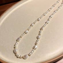 復古巴洛克不規則珍珠項鍊 串珠項鍊