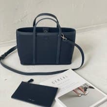 韓國 The Ally | CAMILIA BAG (附小包) | 深藍色 | 手袋 單肩包