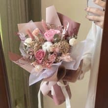 【求婚花束】情人節禮物 永生玫瑰花 告白花束 擴香花 畢業花束
