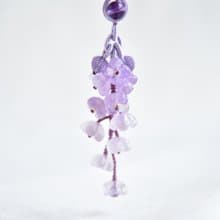 【然】天然紫水晶漸變桂花清新浪漫多用掛飾