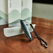 墨玉筋膜棒(單支) | 釋放磁能、深層舒壓 (附皮套+說明書+禮盒)