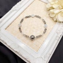 嘻哈運動風灰月光手串