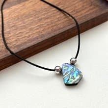 【幸福貝殼】貝殼五角鍍銀項鏈 海洋沙灘夏天配搭 安神去除雜念