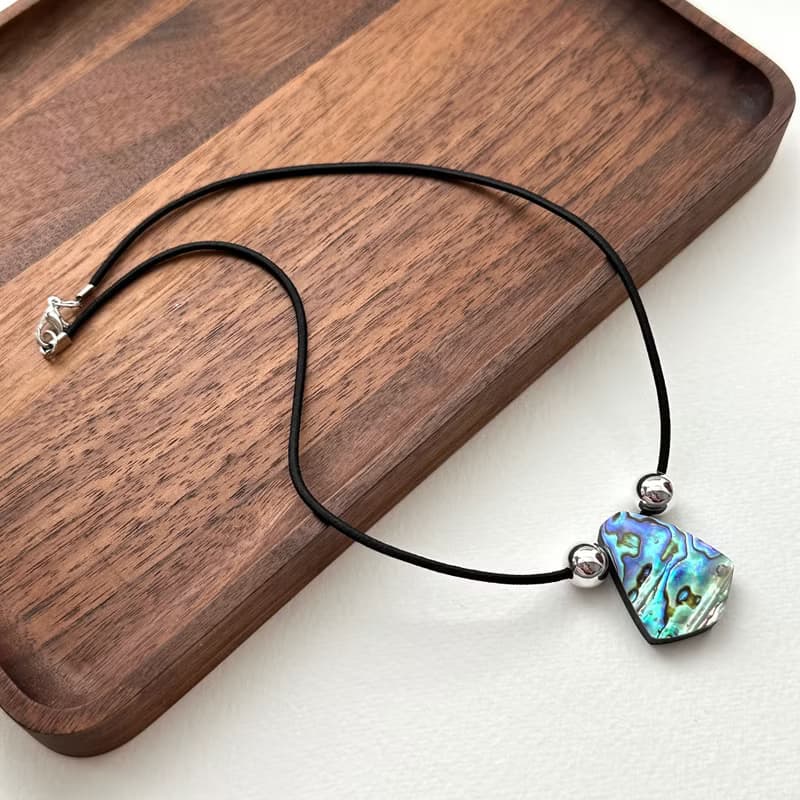 【幸福貝殼】貝殼五角鍍銀項鏈 海洋沙灘夏天配搭 安神去除雜念