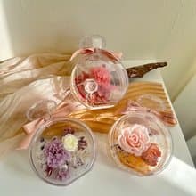 永生花 香水瓶 母親節 情人節 玫瑰 康乃馨