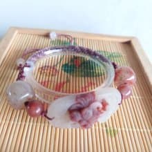 Miss feng天然-余太早踏雪尋梅中國結手鍊