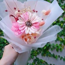 雙色冰淇淋 / 小資款花束 乾燥花 畢業花束 生日 台中花店