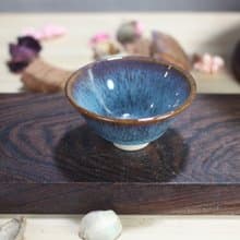 【送禮好物】70ml 天目釉 斗笠茶杯 酒杯 鶯歌名家葉敏祥作