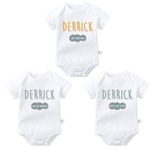 美式姓名款 - 3件包屁衣禮盒組