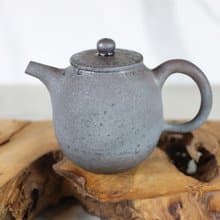 【送禮好物】柴燒 天然落灰 手拉坯茶壺 名家葉敏祥手工作品