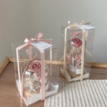 【永生玻璃花盅】情人節 生日禮物 永生花 玻璃盅罩 教師節花