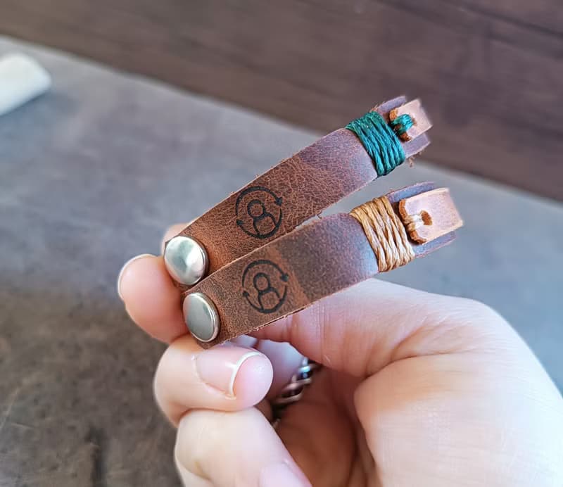 It's Dangerous To Go Alone - Adventure Duo Leather Bracelets Set, Gamers Couple