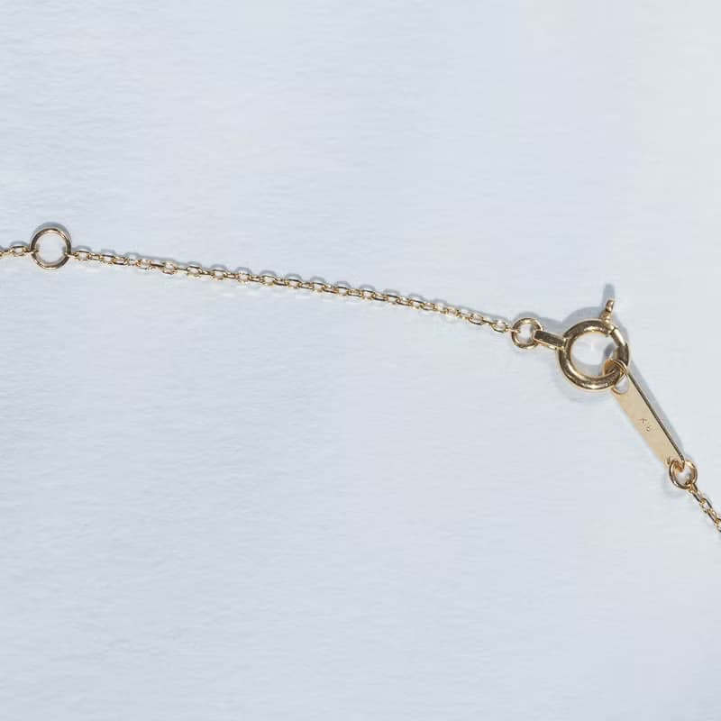 TOPK18YG/PG×Diamond 0.02ct  -Necklace-  Allison