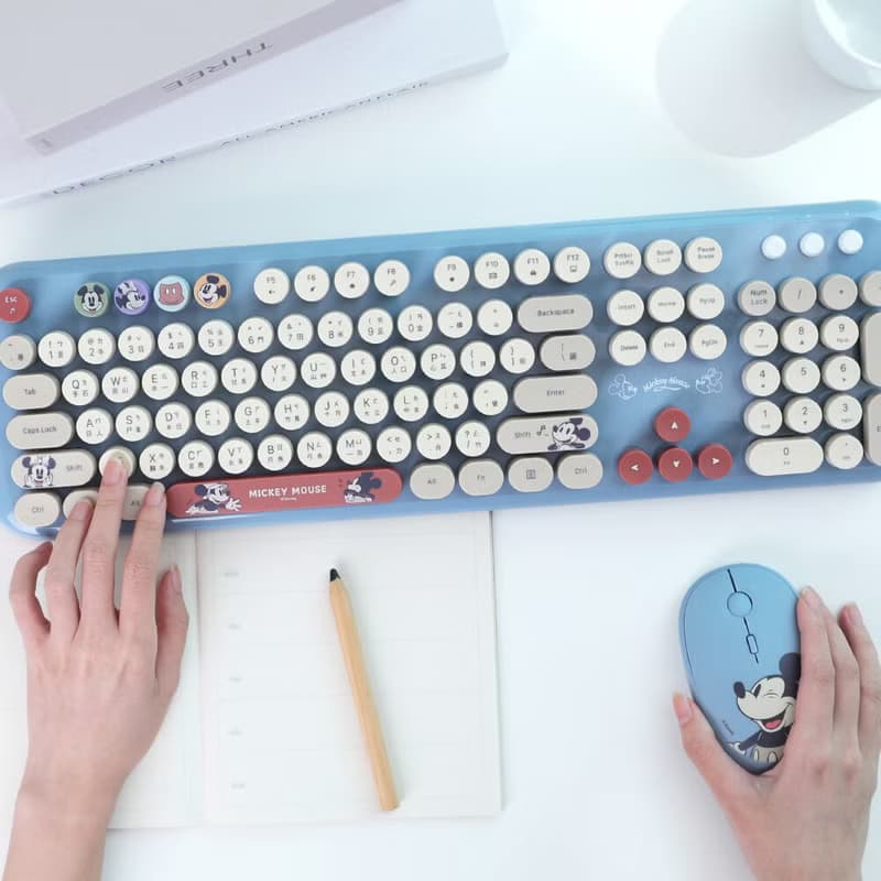 迪士尼無線鍵盤滑鼠組 米奇-Mickey Friends