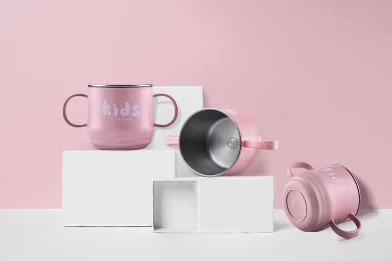 Ti-living 純鈦抗菌兒童-學習雙手柄杯 250ml-綠