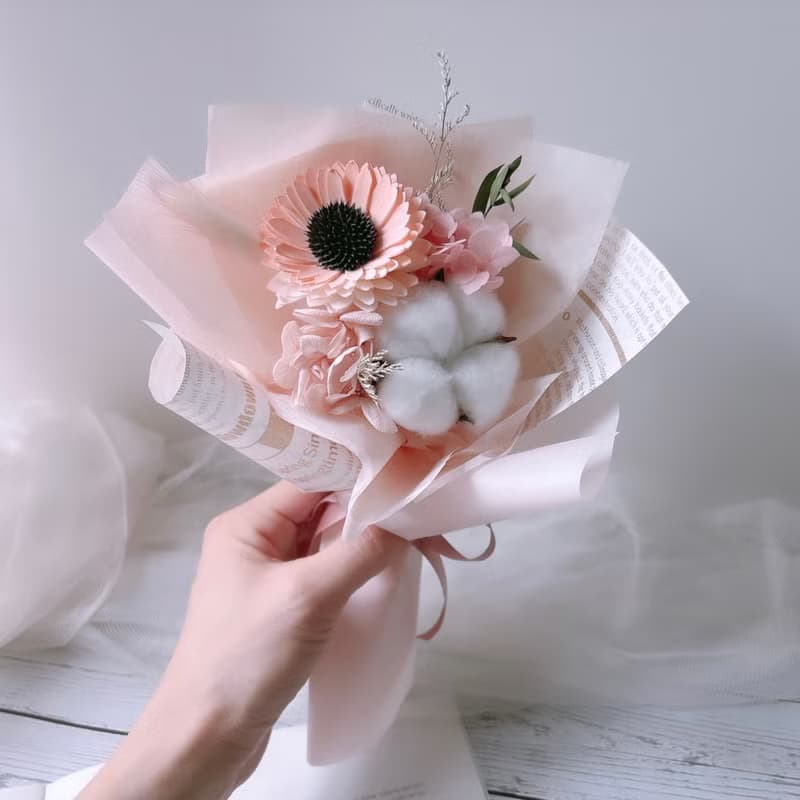 畢業小花束  向日葵花束 擴香花