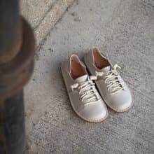 成為正式的懶人 植鞣革 牛皮鞋 後踩鞋_拿鐵米 男鞋 小尺碼