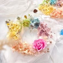 永生花花圈 永生花花圈  不凋花 永生花 乾燥花 禮物