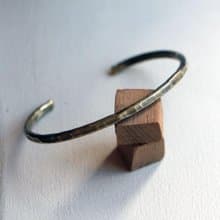 真鍮ブレスレット  多面