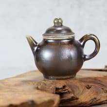 【送禮好物】240ml 天然落灰 柴燒茶壺 名家葉敏祥手作