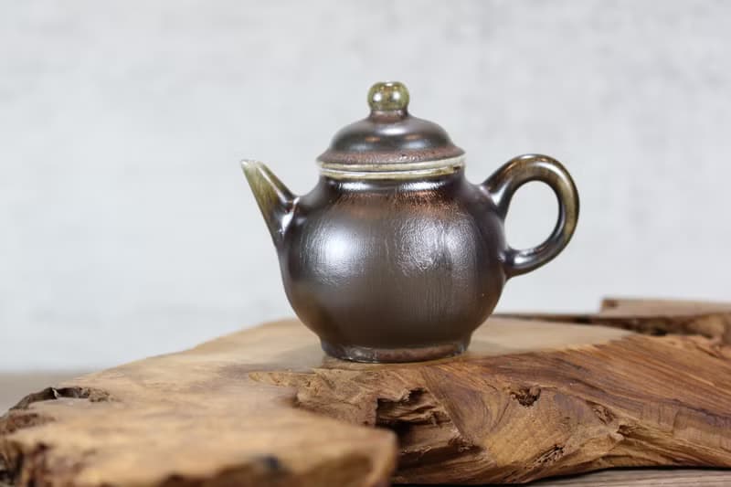 【送禮好物】240ml 天然落灰 柴燒茶壺 名家葉敏祥手作