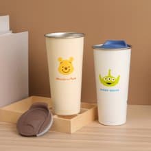 迪士尼不鏽鋼保溫隨行杯-小熊維尼 三眼怪 304不鏽鋼 雙層真空飲